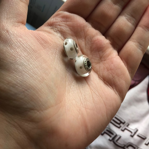 2 Pandora Spotted Murano Beads - Picture 3 of 3